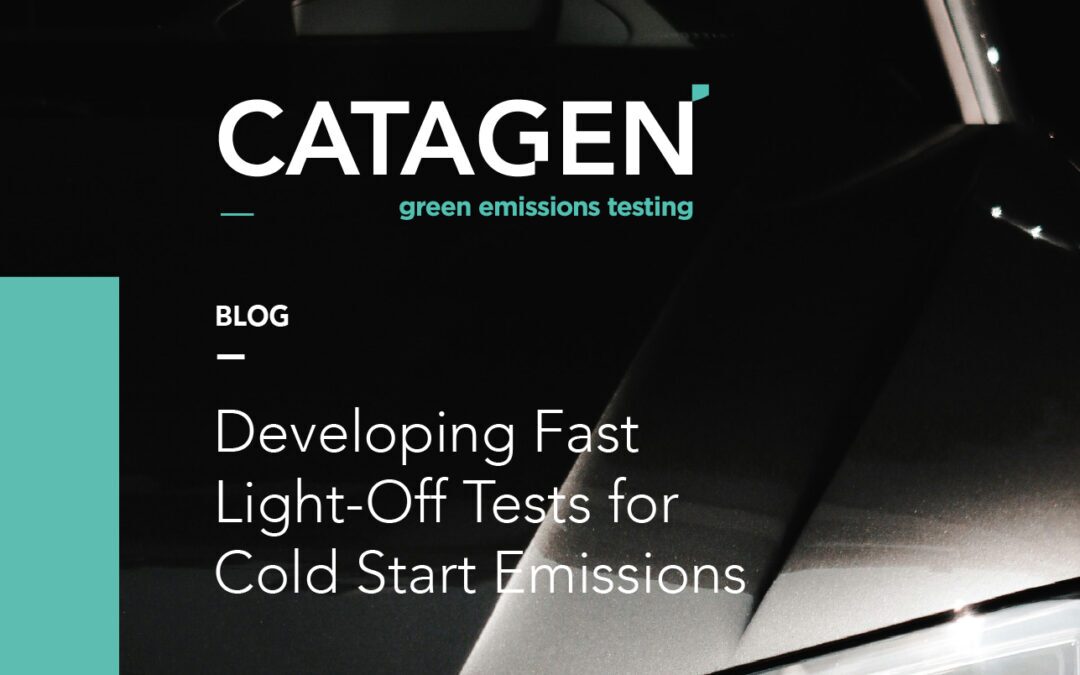 Developing Fast Light-Off Tests for Cold Start Emissions